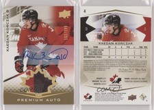 2021 Upper Deck Team Canada Juniors /199 Kaedan Korczak Tier 1 #4 Patch Auto