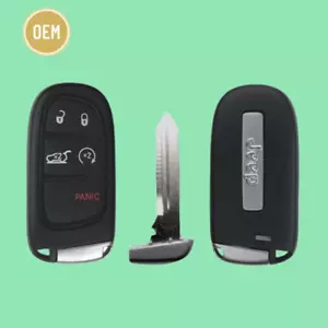 Unlocked Jeep Cherokee 2014-2023 OEM 5 Button Smart Key GQ4-54T - Picture 1 of 7