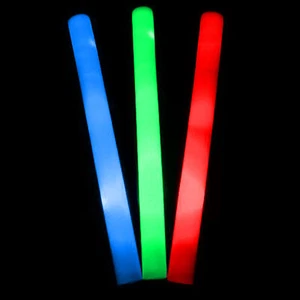 1x 18" Foam LED Baton - Safe Fun Party Rave Festival Kids Lightsabre Saber Sword - Picture 1 of 7