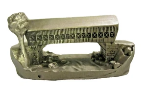 SEBASTIAN MINIATURE PF-039 Country Covered Bridge HUDSON PEWTER 4185 - Picture 1 of 3