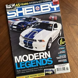 Shelby Magazine 2010 - 45 Years GT350 & 427 Cobra Carrol Shelby w/poster - Picture 1 of 4