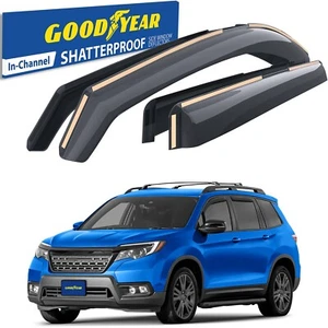 Sun Rain Visors Wind Guards for 2019-2025 Honda Passport - Foto 1 di 8