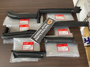 GENUINE HONDA S2000 AP1 AP2 Soft Top Weather Strip 6-Piece Side Molding Roof - Picture 1 of 14
