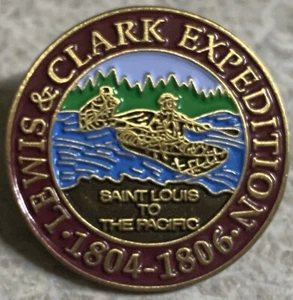 LEWIS & CLARK EXPEDITION 1804-1806 Souvenir Lapel Hat Pin [Q] - Picture 1 of 3
