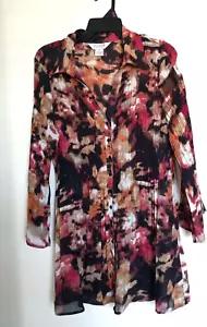 Camisa Allison Taylor Abotonada Mini Vestido Colorido XL - Imagen 1 de 4