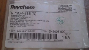 RAYCHEM 4/C IN LINE SPLICE KIT sealed factory bag NPKS-4-31B (N) NUCLEAR 0.6" OD - Picture 1 of 2