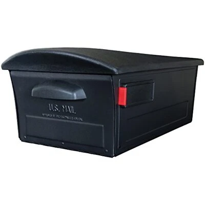 Gibraltar Mailboxes Mailsafe Large Capacity Rust-Proof Plastic Black, Post-Mount - Image 1 of 4