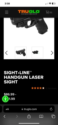 pistola mira laser red dot - Imagem 1 de 4