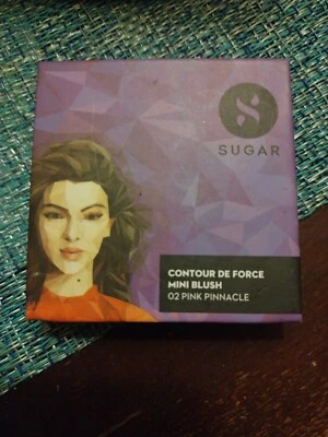 SUGAR Cosmetics - Mini rubor - Colorete de maquillaje ligero de larga duración para rostro Foto 1 de 2