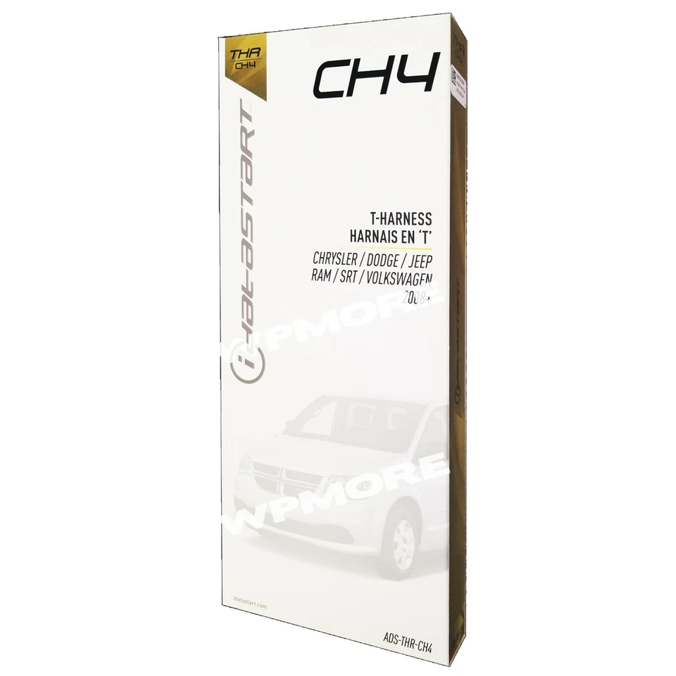 iDatalink ADS-THR-CH4 Factory Fit T Harness for Tip Start Chrysler Model 2008 UP