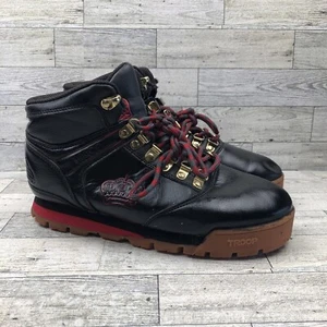 Botas World of Troop Para Hombres 7 Negras EVA Suela Gancho Con Cordones Retro Escuela LEER - Imagen 1 de 9