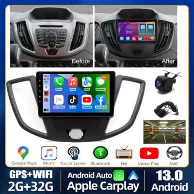 Apply Carplay Autoradio Für Ford Transit Tourneo Custom 2013-2019 GPS NAVI WIFI - Bild 1 von 4