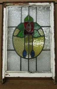 "VENTANA DE FAJA DE VITRALES EDUARDIANA INGLESA CON PLOMO Pretty Roses 18"" x 25,25" - Imagen 1 de 3