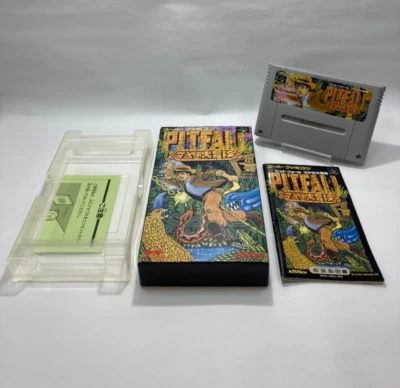 PITFALL THE MAYAN ADVENTURE Japanese Game SFC PONY CANYON Retoro Game Classic - Image 1 of 4