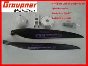 Graupner CAM FOLDING PROP Assembly 16 x 13" For 6mm Shaft 42mm spinner Fast P&P - Picture 1 of 1