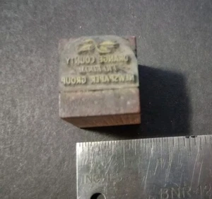 Orange County Freedom Newspaper Group Antique letterpress PRINTING BLOCK - Picture 1 of 1