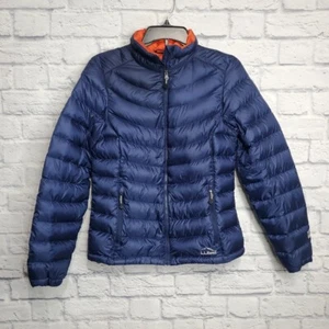 Chaqueta LL Bean Down para mujer XS 850 ultraligera empaquetable repelente DownTek azul - Imagen 1 de 15