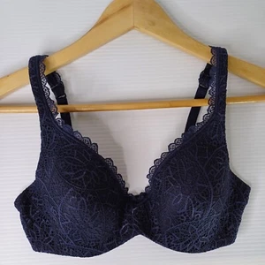 Berlei Bra 10C Blue Contour Underwire Moulded Cup - Picture 1 of 8