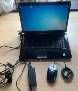 DELL 1545 Inspiron 15.6" Laptop Pentium Dual Core 2 GHZ 32 Bit 2GB Disk - Picture 1 of 7