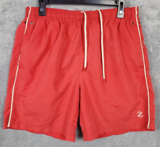 Izod Swimwear Men's Large Red Beach Board Shorts