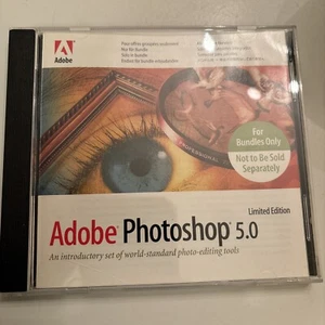 Adobe Photoshop 5.0 Limited Edition (PC / Mac, 1998) With CD Key - Picture 1 of 3