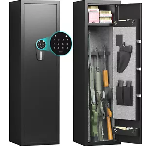 3-4 Rifle Gun Safe Heavy-Duty Deeper Gun Safe for Home Rifle Pistols and Shotgun - Picture 1 of 6