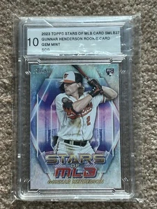 2023 Topps Series 2 - Stars of MLB #SMLB-37 Gunnar Henderson (RC) SCG Gem Mint - Picture 1 of 2