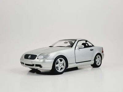 UT Models 1:18 Mercedes Benz AMG SLK230 Convertible Diecast Model | Silver - Image 1 of 4