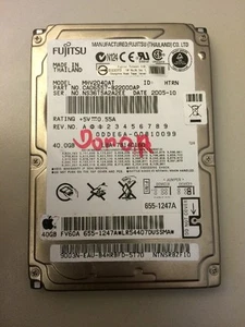 Disco duro de donante Fujitsu MHV2040AT, 40 GB, CA26332-B65204BA, ATA 2,5 - Imagen 1 de 2