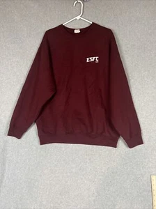 ESFC Electric Service Crew Neck Sweatshirt Pullover Burgundy Adult X-LARGE - Bild 1 von 8