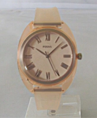 Fossil - Reloj Damas Jude Tres Manos Silicona Melocotón - ES4856 Foto 1 de 3