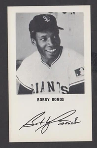 1970's San Francisco Giants Team Issue Postcard Bobby Bonds - Picture 1 of 2