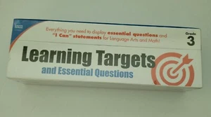Learning Targets and Essential Questions - Grade 3 - Homeschool - Picture 1 of 3