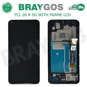 For TCL 20 R 5G T767H LCD Touch Screen Digitizer Display Assembly With Frame - Afbeelding 1 van 4