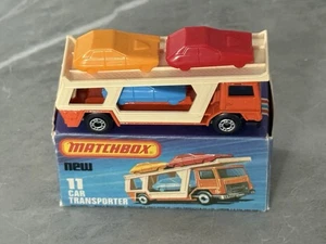 Matchbox Superfast 11c Car Transporter MINT in Box - Picture 1 of 7