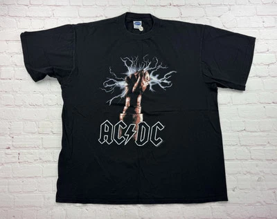 Vintage ACDC AC/DC “Stiff Upper Lip” 2000 Band T-Shirt - Men’s Size XL - Image 1 of 4