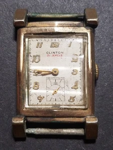 Reloj Clinton vintage, no funciona - Imagen 1 de 7