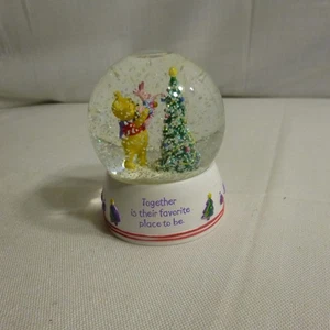 Mini globo de nieve Disney 2006 "Winnie the Pooh & Piglet", sello juntos - usado en excelente estado - Imagen 1 de 7