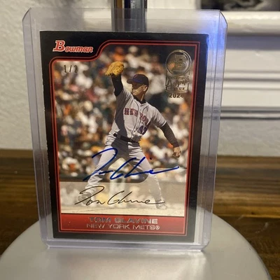 2024 Bowman Certified Autograph Tom Glavine On Card Auto Numbered 1/2. NY Mets - Image 1 of 4