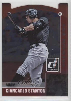 2015 Panini Donruss Preferred Cut to the Chase Red /10 Giancarlo Stanton #25 - Image 1 of 2