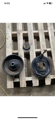 Original/ genuine Land Rover Series 2 2A 3 Handbrake Setup/drum/backplate/flange - Image 1 of 3