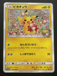 Pokemon card Pikachu 224/SM-P Promo 2018 Pokémon TCG Japanese Holo Rare Nintendo - Picture 1 of 17