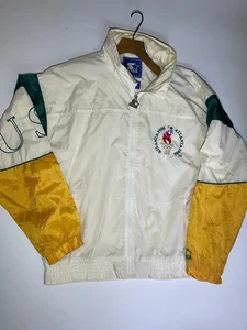 Vintage Starter Atlanta 1996 Olympics USA Windbreaker Jacke XL weiß 90s Herren - Bild 1 von 14