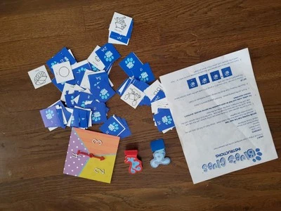 Juego de mesa Blue’s Clues 1998 piezas de repuesto piezas instrucciones spinner Foto 1 de 4