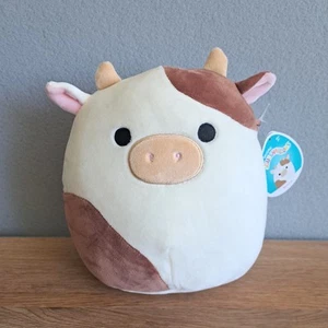 Squishmallows NWT  Ronnie 8" 8 Inch Brown Cow 2021 Plush Rare Stuffy Kellytoy - Bild 1 von 9