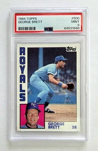 1984 Topps GEORGE BRETT #500 PSA 9 MINT MLB BASEBALL CARD HOF KC Royals - Picture 1 of 2