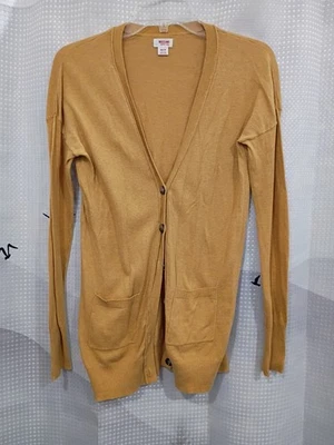 Chaqueta sudadera mossimo supply co para mujer Xs manga larga abotonada cuello en V Foto 1 de 4