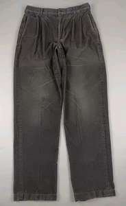 Pantalones Lands End de Colección Para Hombre Talla 32 Gris Pana Recto Chino Patinador  - Imagen 1 de 15