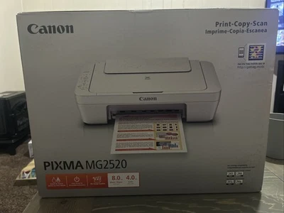 Canon Pixma MG2520 All-in-One Printer White Used Great Condition - Image 1 of 4