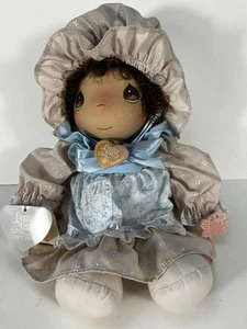 1985 APPLAUSE PRECIOUS MOMENTS 4578 HEIDI DOLL w/ LOCKET 14" - Picture 1 of 7